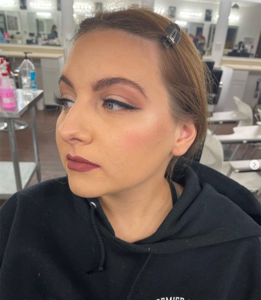 Natural glam look